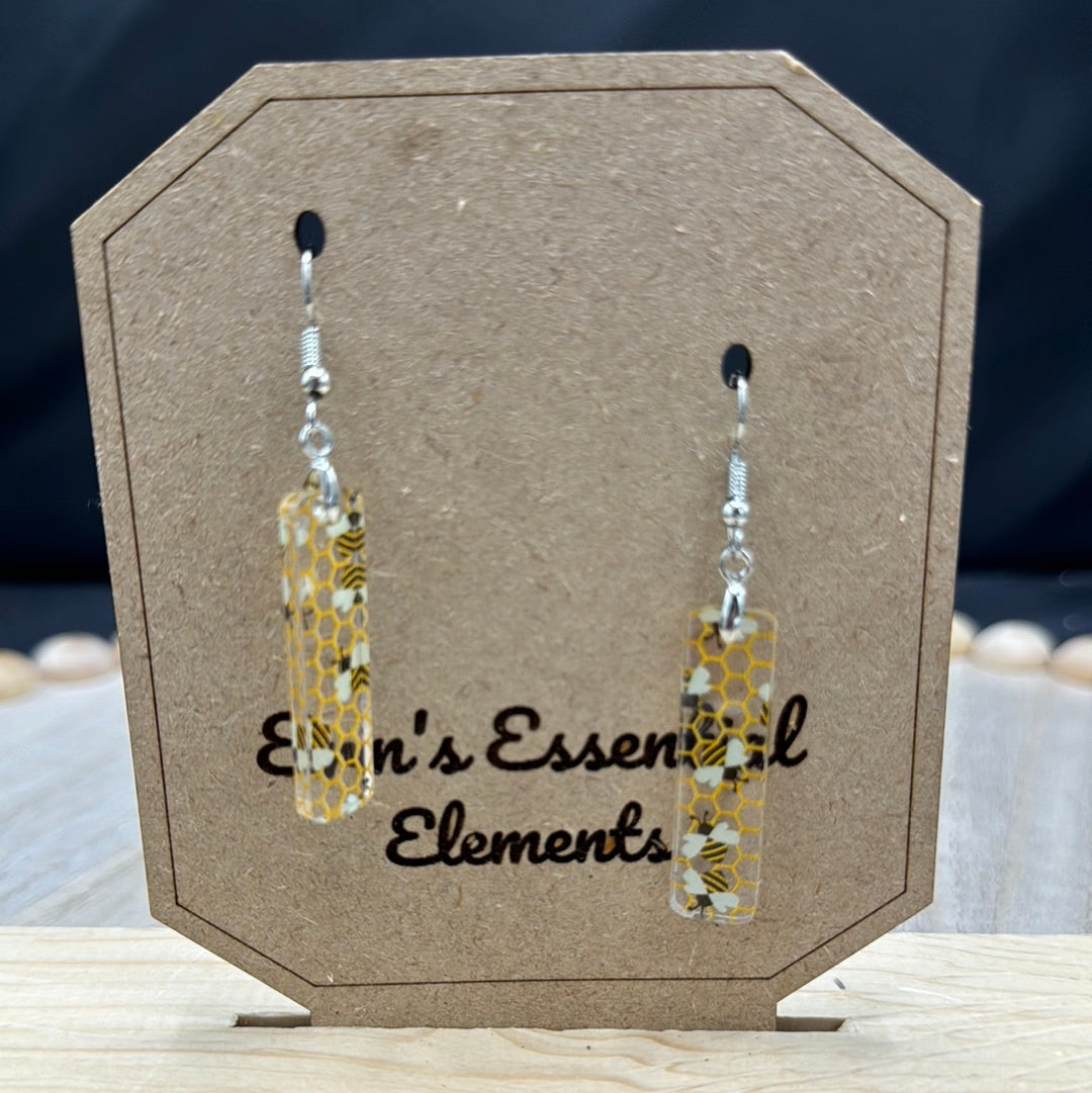 Bee Acrylic Earrings