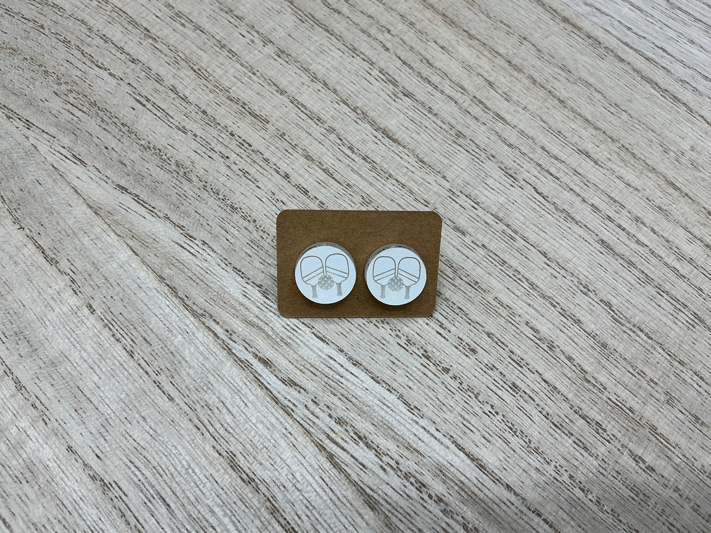 Pickleball Stud Earrings
