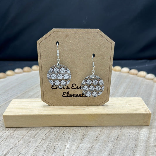 Volleyball Acrylic Earrings