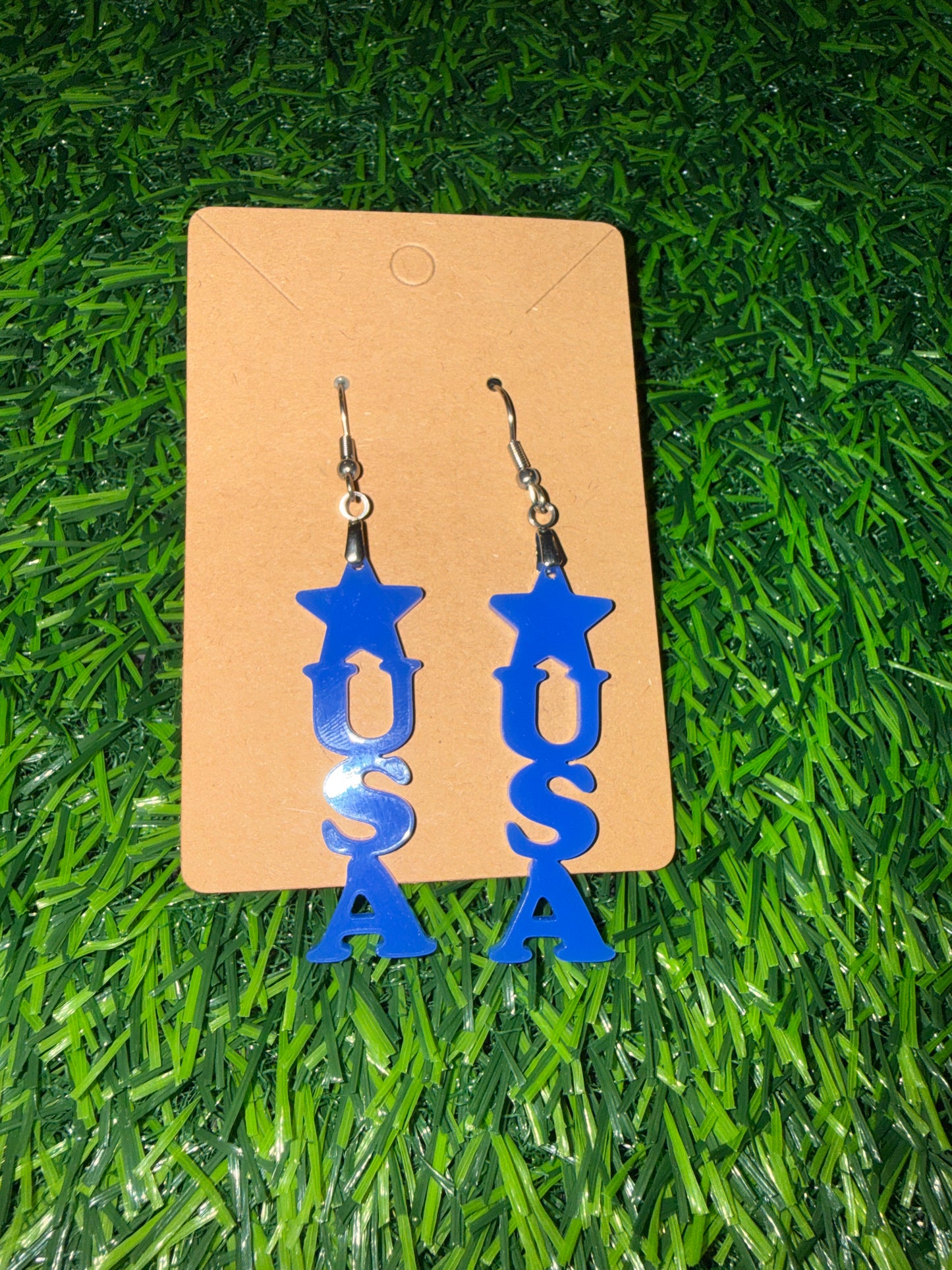 USA Acrylic Earrings