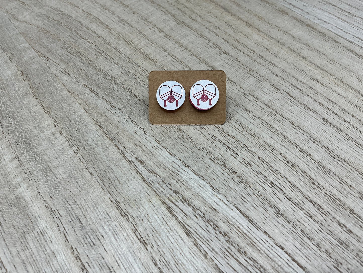 Pickleball Stud Earrings