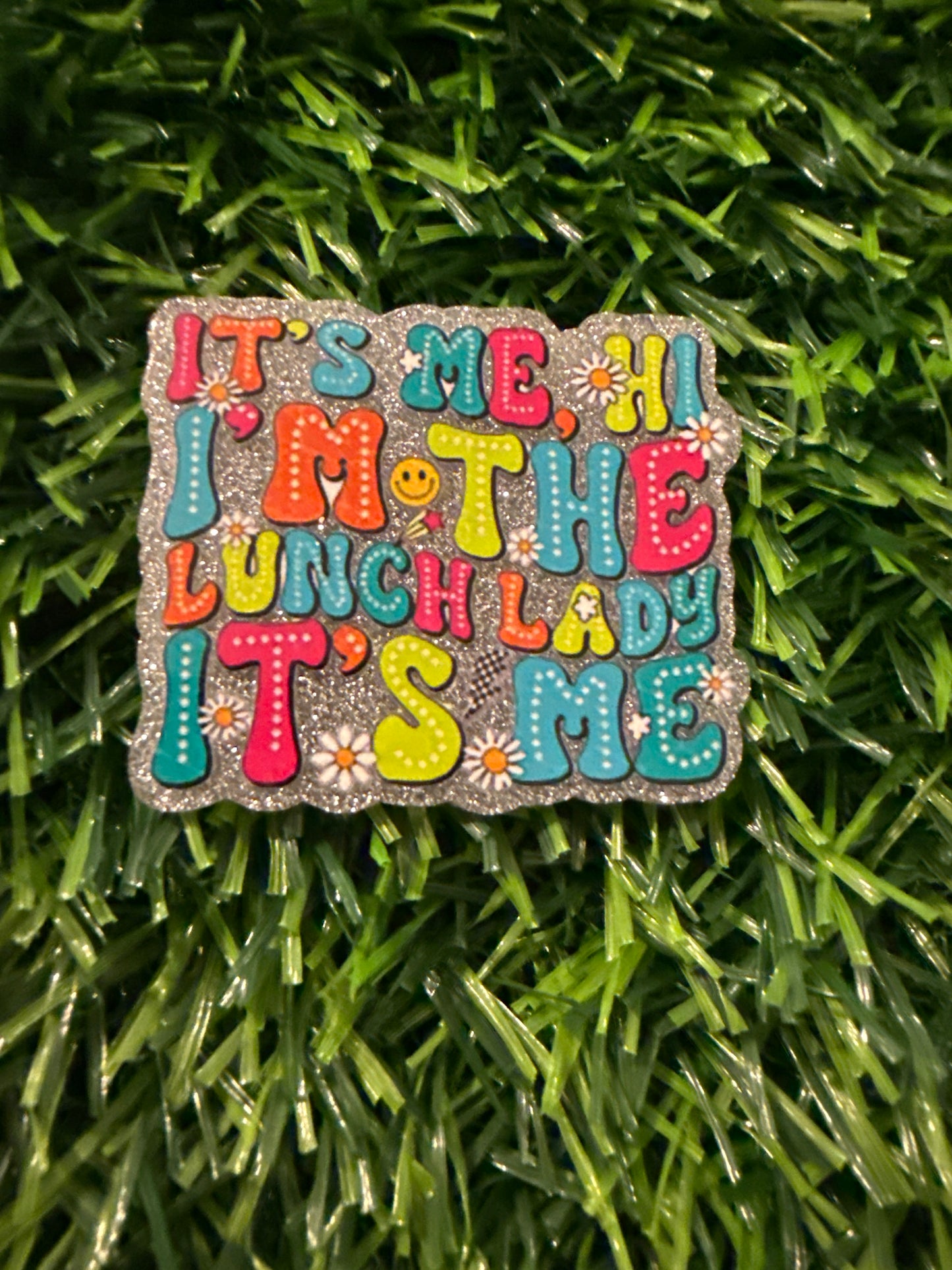 Lunch Lady Interchangable Badge Reel