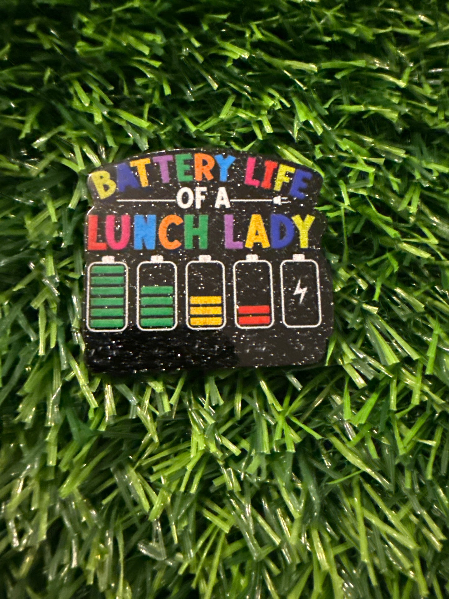 Lunch Lady Interchangable Badge Reel