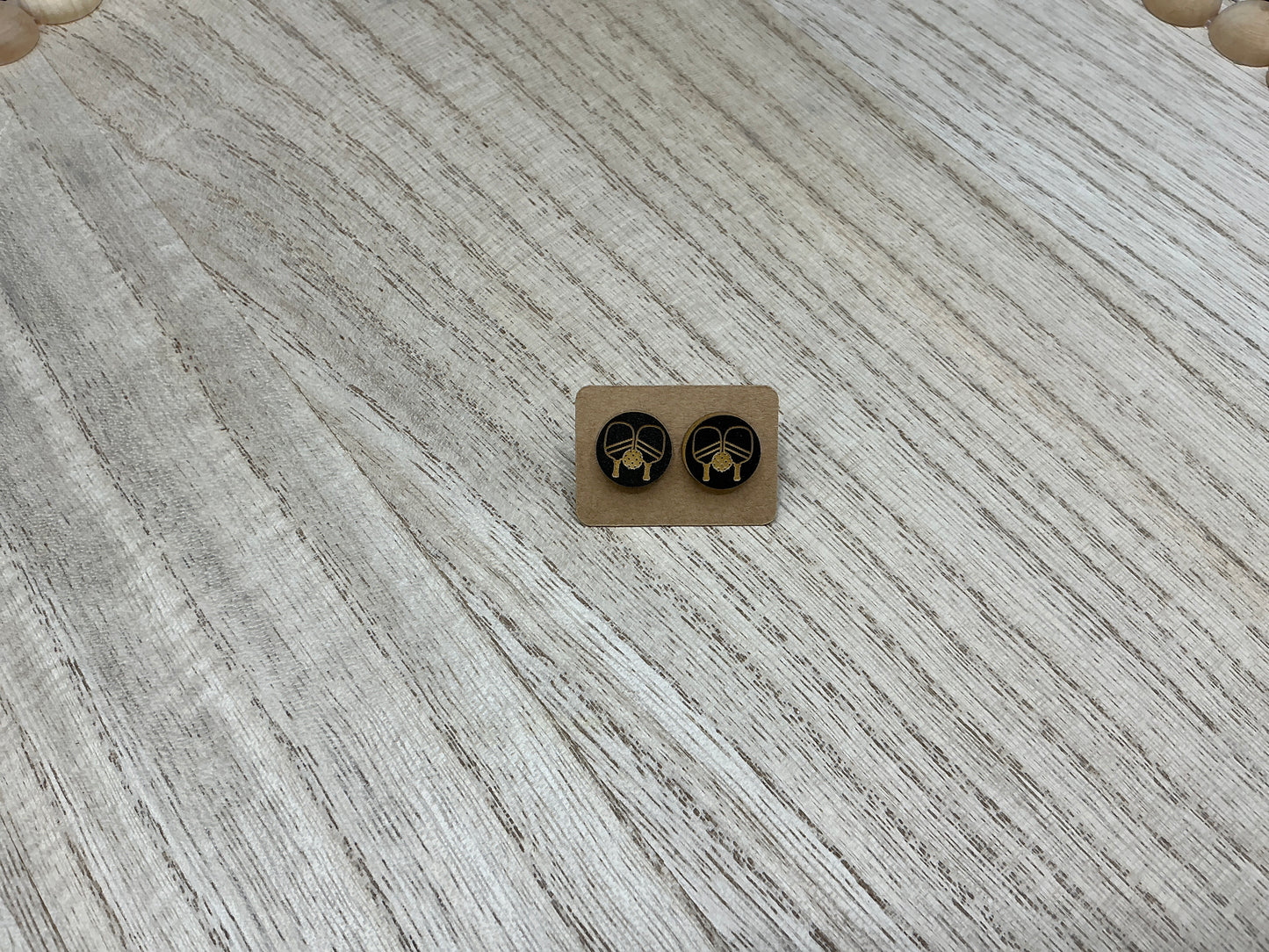 Pickleball Stud Earrings