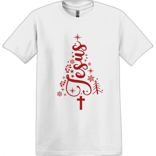 Jesus Christmas Tree Shirt