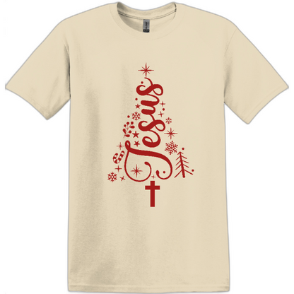 Jesus Christmas Tree Shirt