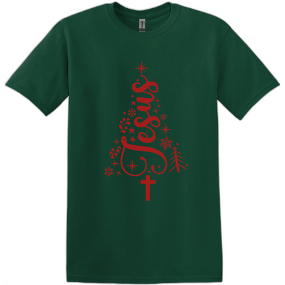 Jesus Christmas Tree Shirt