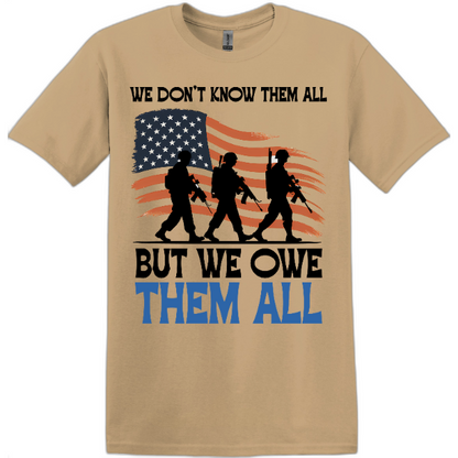We Don’t Know Them All But We Owe Them All