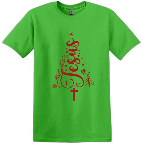Jesus Christmas Tree Shirt