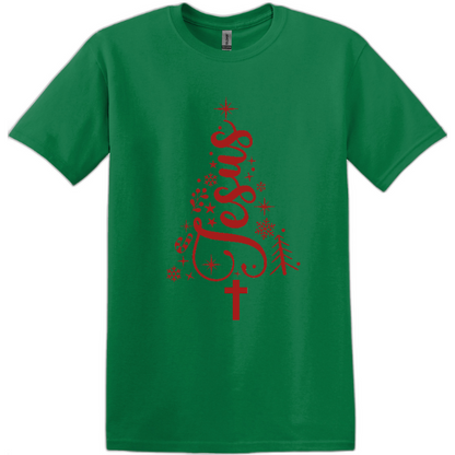Jesus Christmas Tree Shirt