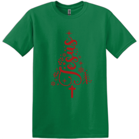 Jesus Christmas Tree Shirt